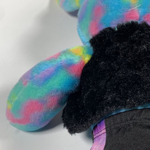 Build A Bear Tie Dye Bunny 21" Plush BAB Blue Purple Pink Stuffed Animal Rabbit - Picture 8 of 11